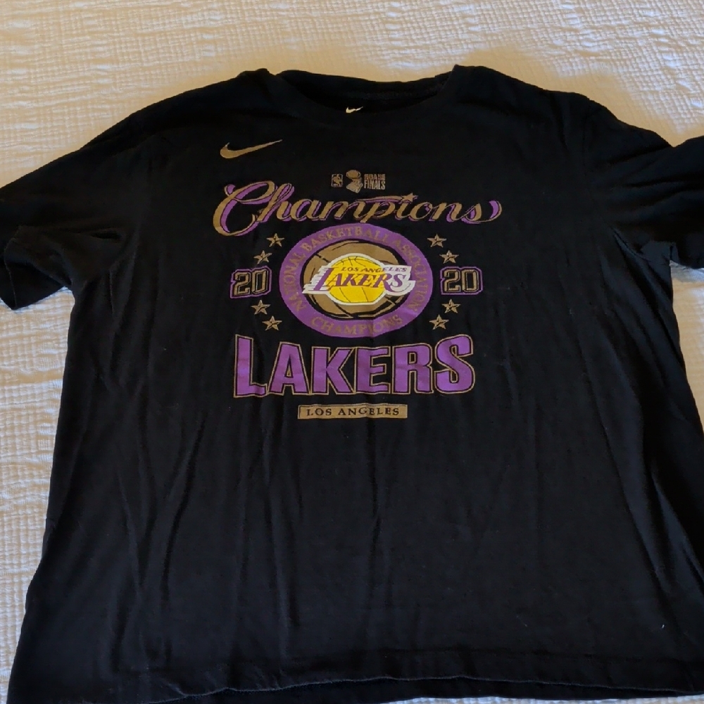 Nike Lakers Champions Black T-Shirt 2020